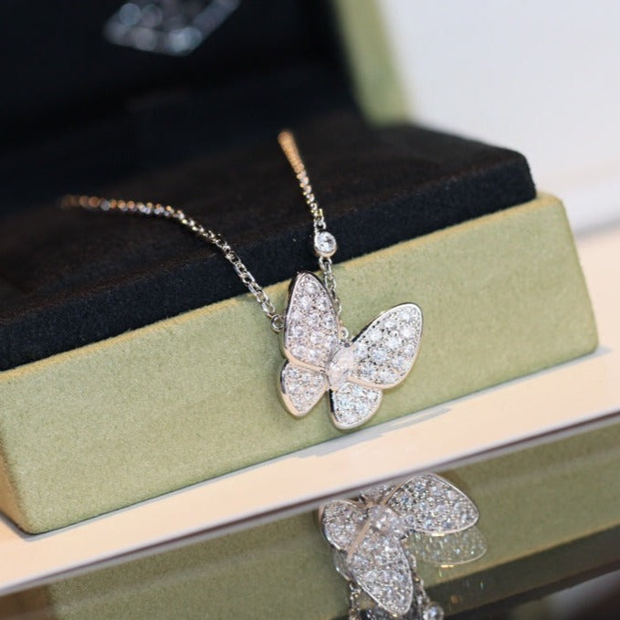 ¡®Glow Jewelry¡¯BUTTERFLY DIAMOND NECKLACE