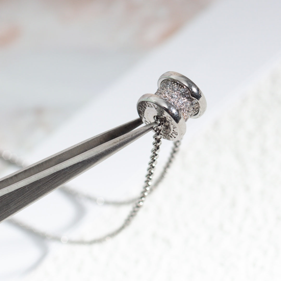 [Glow Jewelry]ZERO 1 SILVER DIAMOND NECKLACE