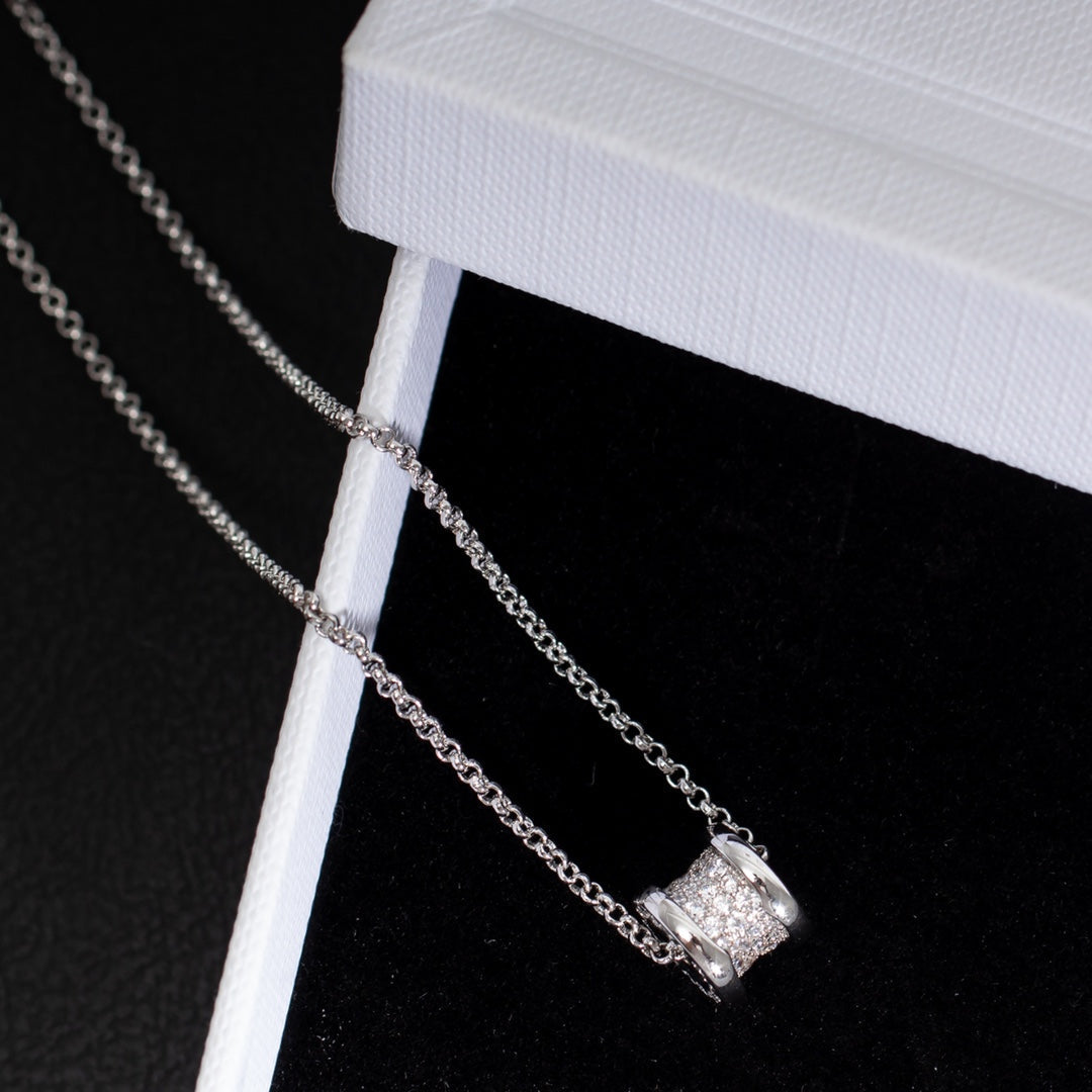 [Glow Jewelry]ZERO 1 SILVER DIAMOND NECKLACE