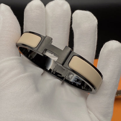 グロージュエリー ブレスレット 12MM ブラックベージュセラミック