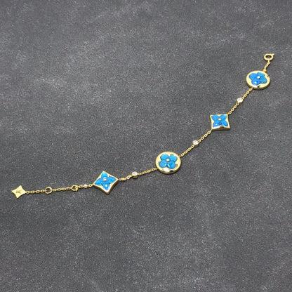 ¡®Glow Jewelry¡¯STAR AND SUN TURQUOISE 4 MOTIFS 3 DIAMONDS