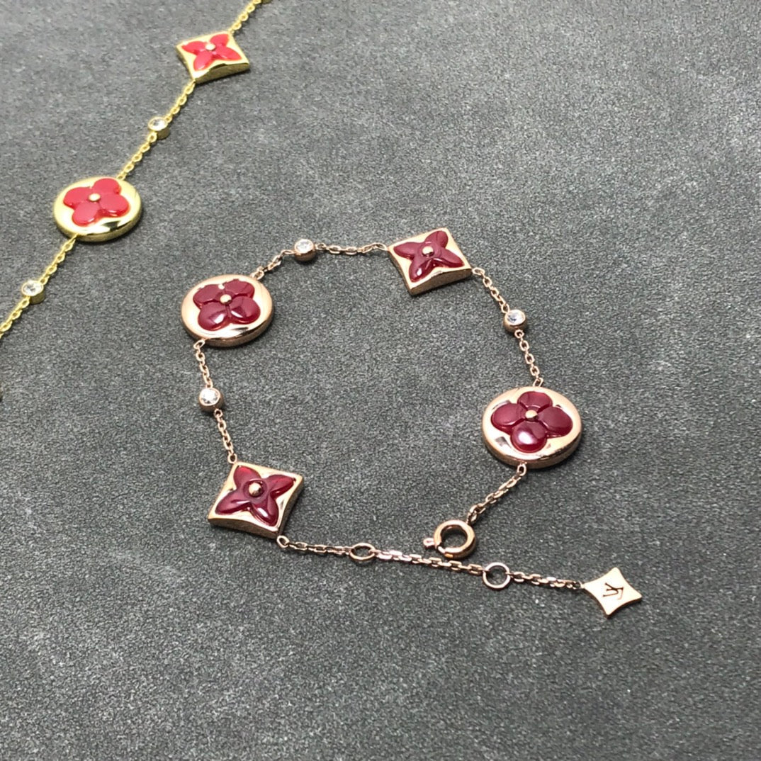 [Glow Jewelry]STAR AND SUN CARNELIAN 4 MOTIFS 3 DIAMONDS