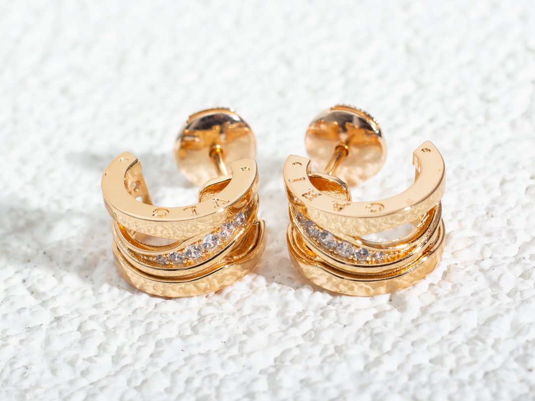 [Glow Jewelry]ZERO 1 PINK GOLD DIAMONDS EARRINGS