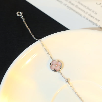 ¡®Glow Jewelry¡¯SUN MOTIF PINK MOP SILVER BRACELET