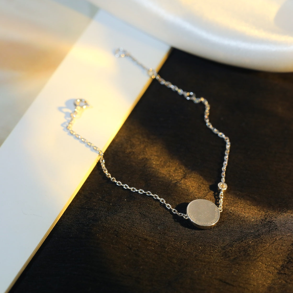 ¡®Glow Jewelry¡¯SUN MOTIF PINK MOP SILVER BRACELET