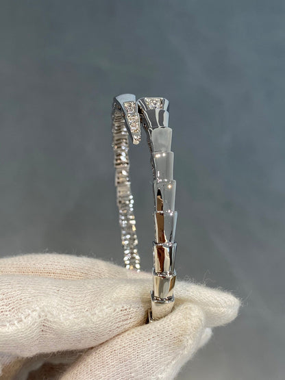 [Glow Jewelry]SERPENTI BRACELET DIAMONDS SILVER