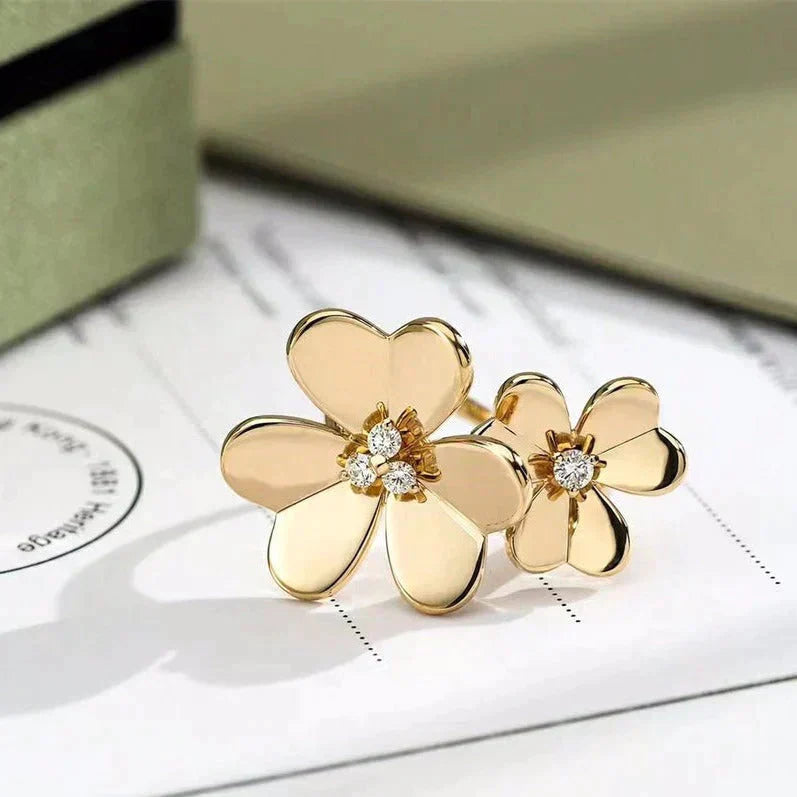 ¡®Glow Jewelry¡¯CLOVER COMOS GOLD DIAMOND RING
