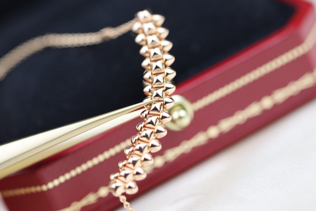 [Glow Jewelry]CLASH PINK GOLD NECKLACE