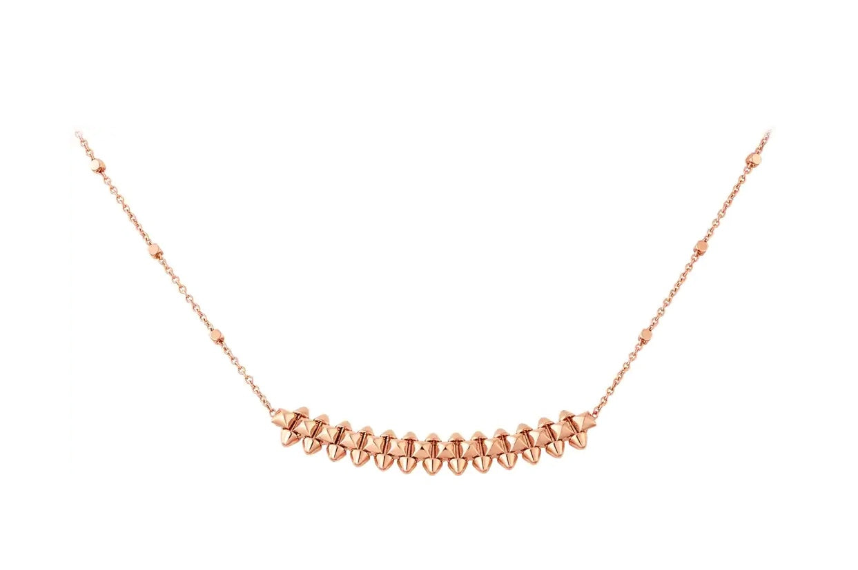 [Glow Jewelry]CLASH PINK GOLD NECKLACE