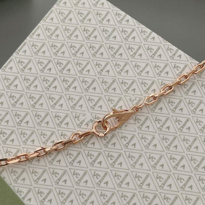 ¡®Glow Jewelry¡¯LUCKY SPRING 15 MOTIFS ROSE GOLD NECKLACE