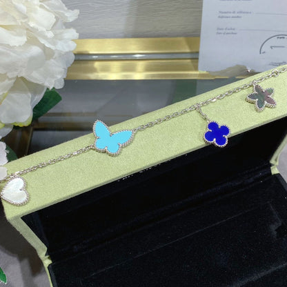 [Glow Jewelry]LUCKY SPRING SILVER BRACELET 4 MOTIF
