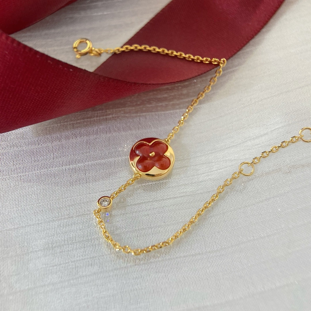 [Glow Jewelry]SUN PEDANT CARNELIAN BRACELET