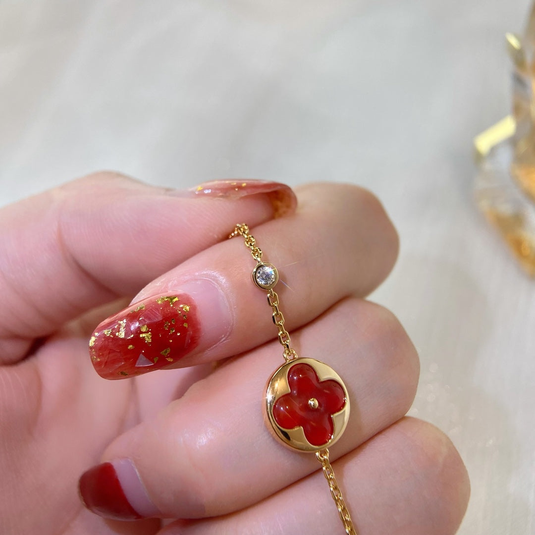 [Glow Jewelry]SUN PEDANT CARNELIAN BRACELET