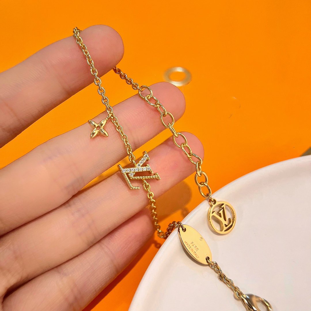 ¡®Glow Jewelry¡¯LOGO STAR MOTIF GOLD BRACELET