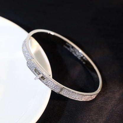 [Glow Jewelry]KELLY BRACELET DIAMOND PAVED