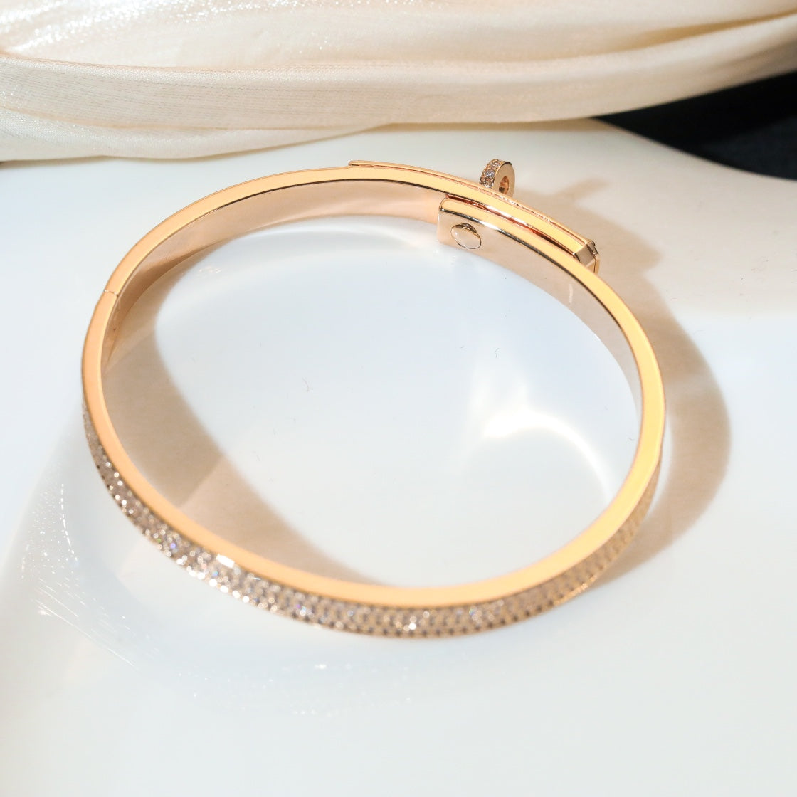[Glow Jewelry]KELLY BRACELET DIAMOND PAVED