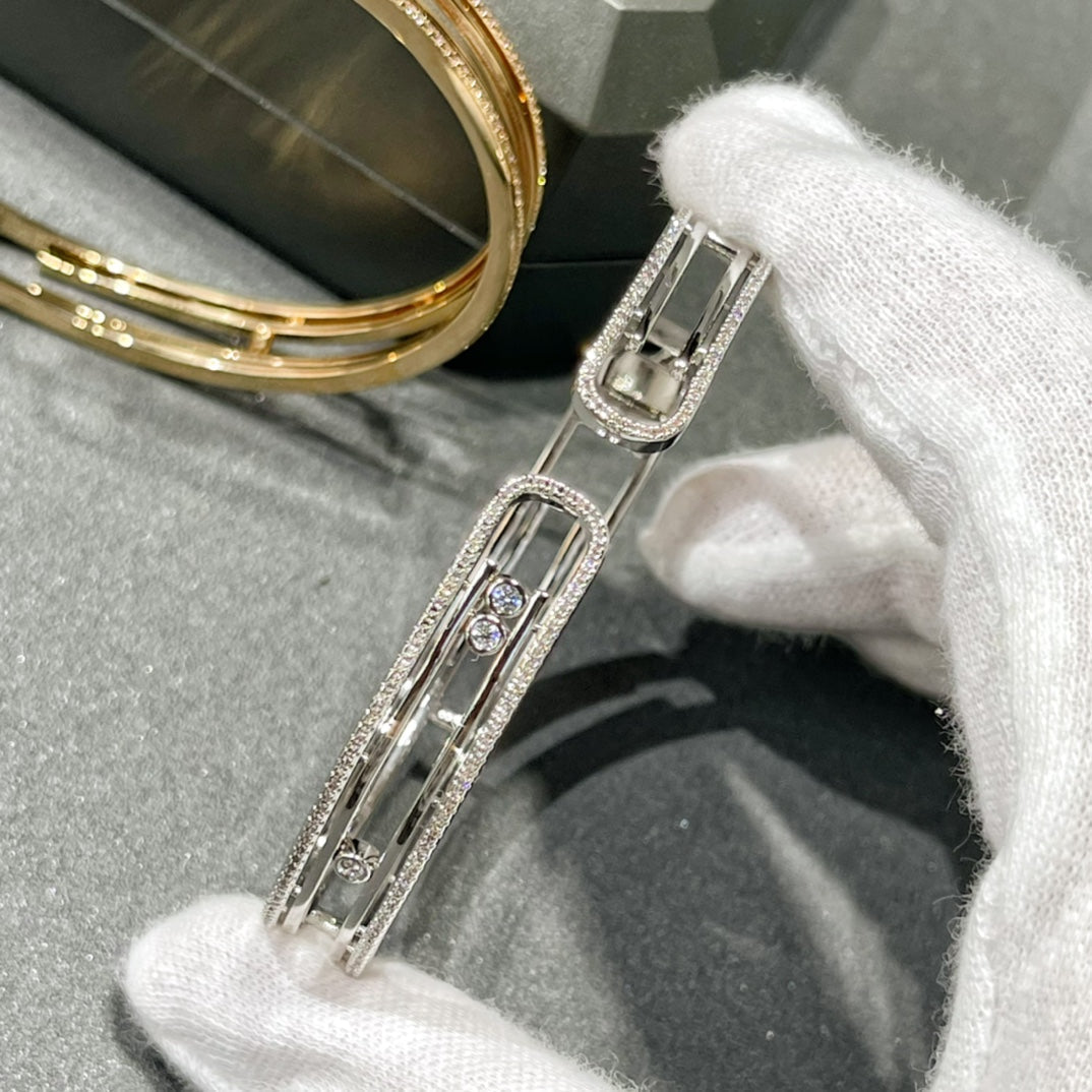 [Glow Jewelry]MOVE 10TH PAVED DIAMOND BRACELET