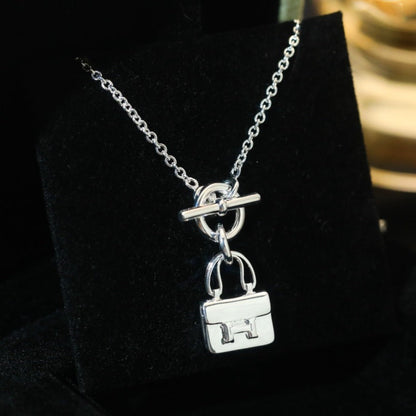 ¡®Glow Jewelry¡¯POP H PEDANT SILVER NECKLACE
