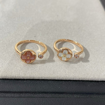[Glow Jewelry]SUN 1 DIAMOND PINK MOP RING