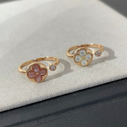 [Glow Jewelry]SUN 1 DIAMOND PINK MOP RING