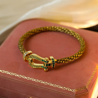 [Glow Jewelry]FORCE 10 GOLD GREEN DIAMOND PAVED