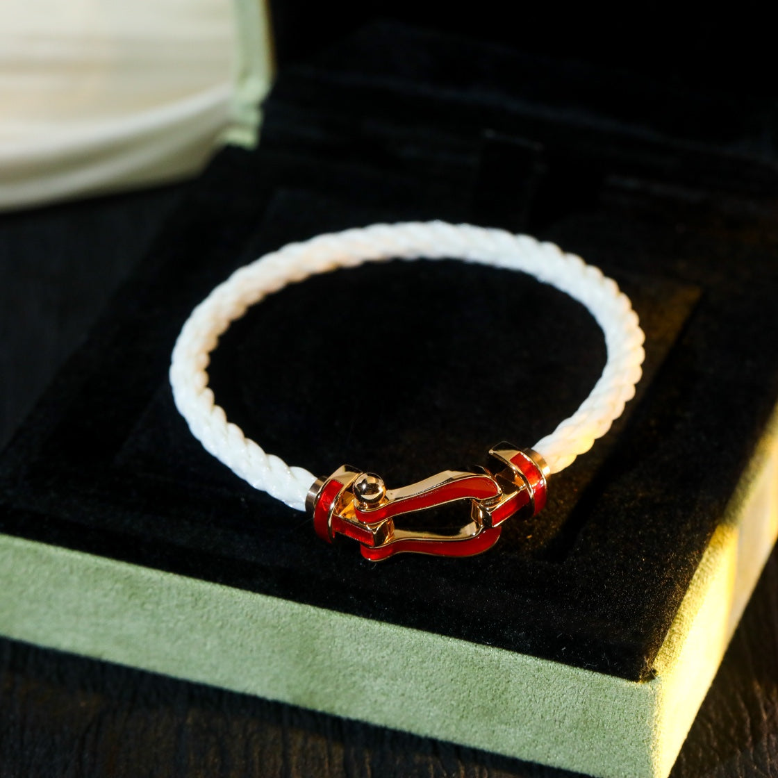 [Glow Jewelry]FORCE 10 WHITE TEXTILE DIAMOND PAVED