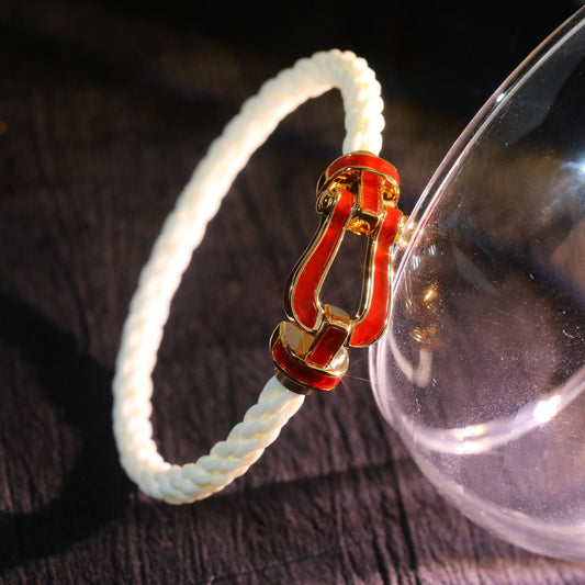 [Glow Jewelry]FORCE 10 WHITE TEXTILE DIAMOND PAVED