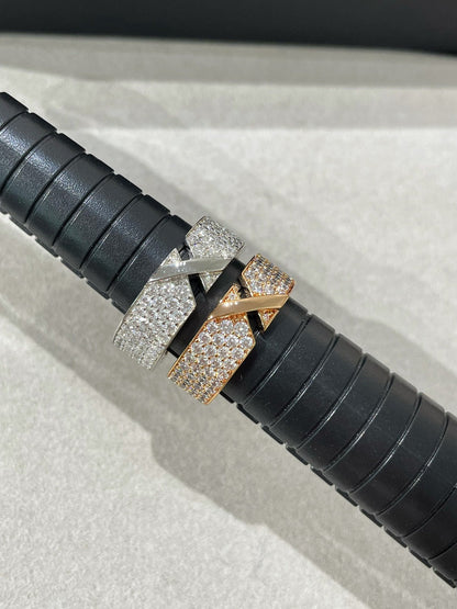 [Glow Jewelry]LIENS EVIDENCE  DIAMOND PAVED RING