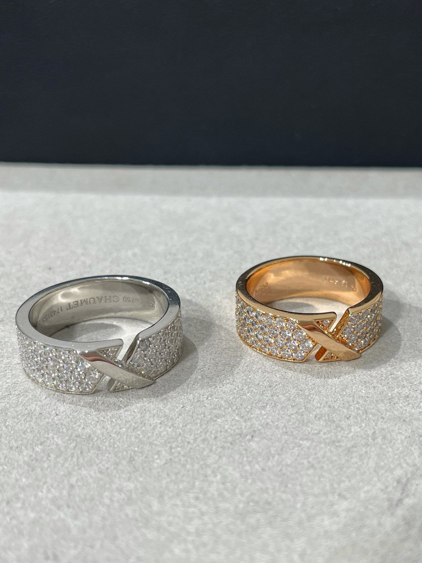 ¡®Glow Jewelry¡¯LIENS EVIDENCE  DIAMOND PAVED RING