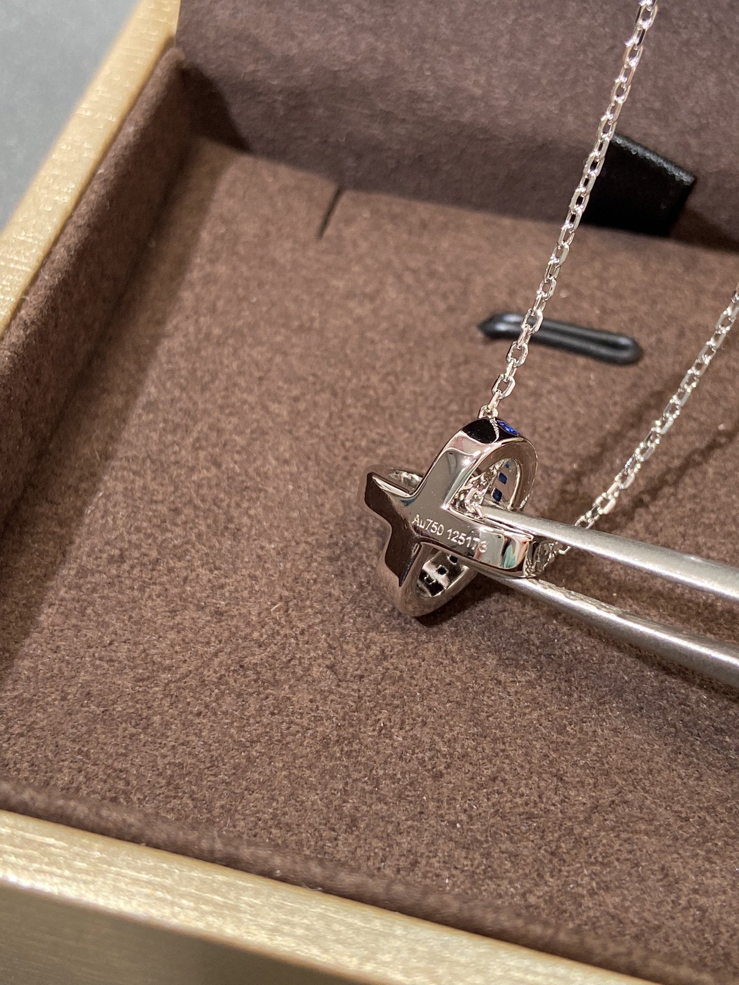 ¡®Glow Jewelry¡¯LIENS DIAMOND SILVER NECKLACE