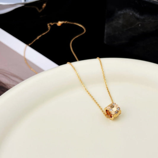 [Glow Jewelry]BEE MINI PEDANT DIAMOND NECKLACE