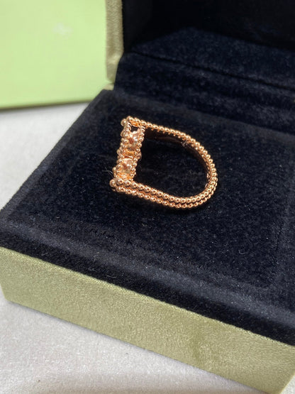 [Glow Jewelry]CLOVER RIVERSIBLE ROSE GOLD RING