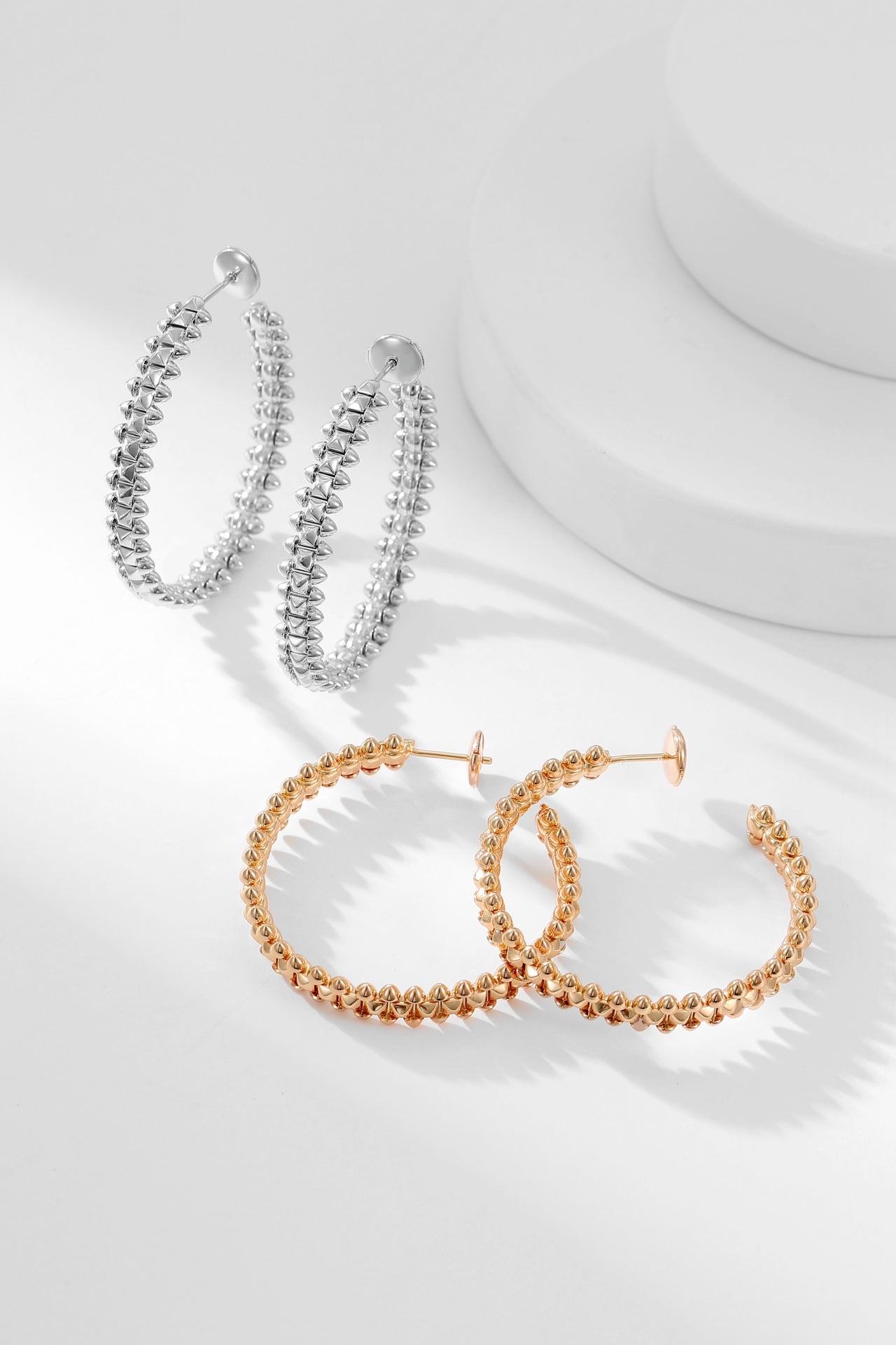 [Glow Jewelry]CLASH HOOP EARRINGS