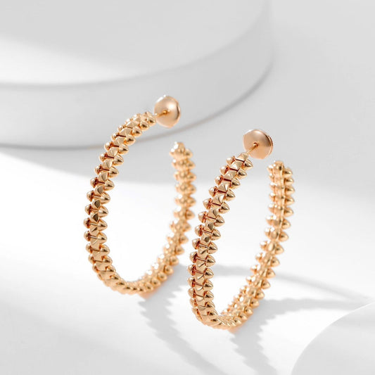¡®Glow Jewelry¡¯CLASH HOOP EARRINGS