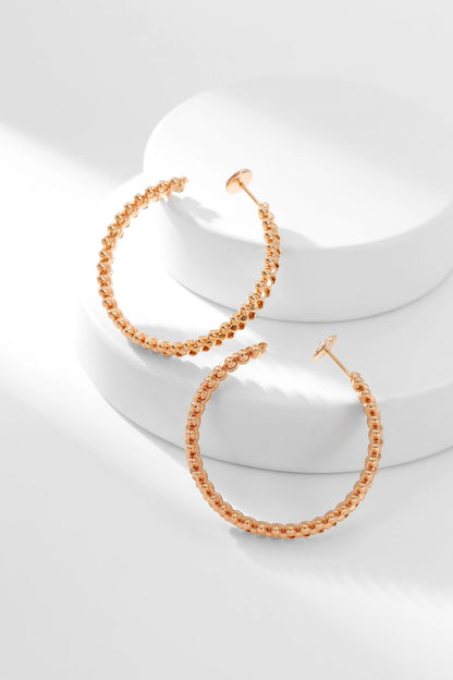 [Glow Jewelry]CLASH HOOP EARRINGS