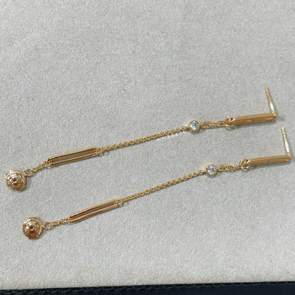 [Glow Jewelry]CHAINE CHAOS DIAMOND DROP EARRINGS