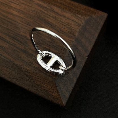 [Glow Jewelry]RONDE SMALL SILVER DIAMOND RING