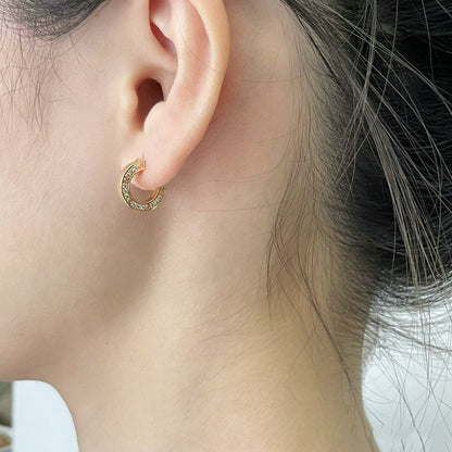 [Glow Jewelry]LOVE DIAMOND EARRINGS
