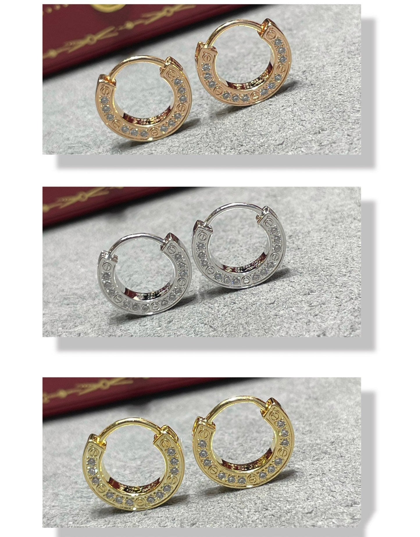 ¡®Glow Jewelry¡¯LOVE DIAMOND EARRINGS