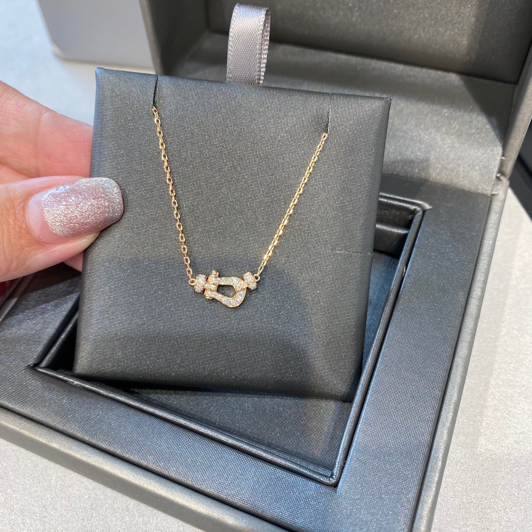 [Glow Jewelry]FORCE 10 DIAMOND PINK GOLD NECKLACE MINI MODEL