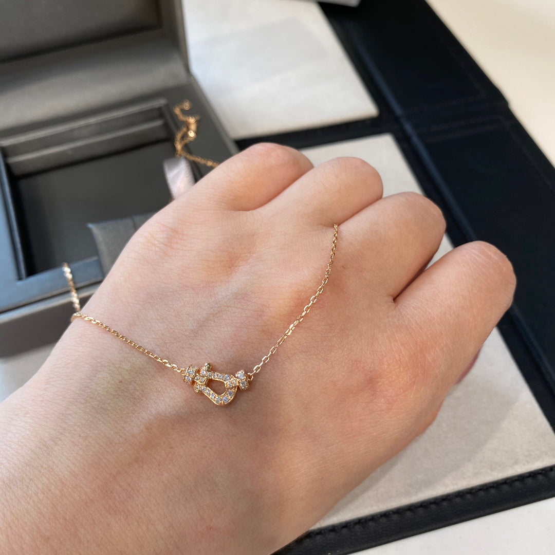 ¡®Glow Jewelry¡¯FORCE 10 DIAMOND PINK GOLD NECKLACE MINI MODEL