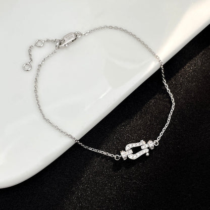 [Glow Jewelry]FORCE 10 FULL DIAMOND BUCKLE CHAIN LINK MINI MODEL