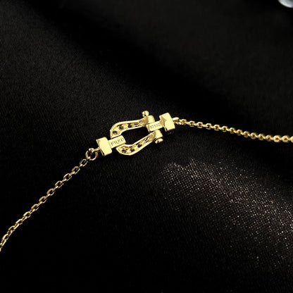 [Glow Jewelry]FORCE 10 FULL DIAMOND BUCKLE CHAIN LINK MINI MODEL