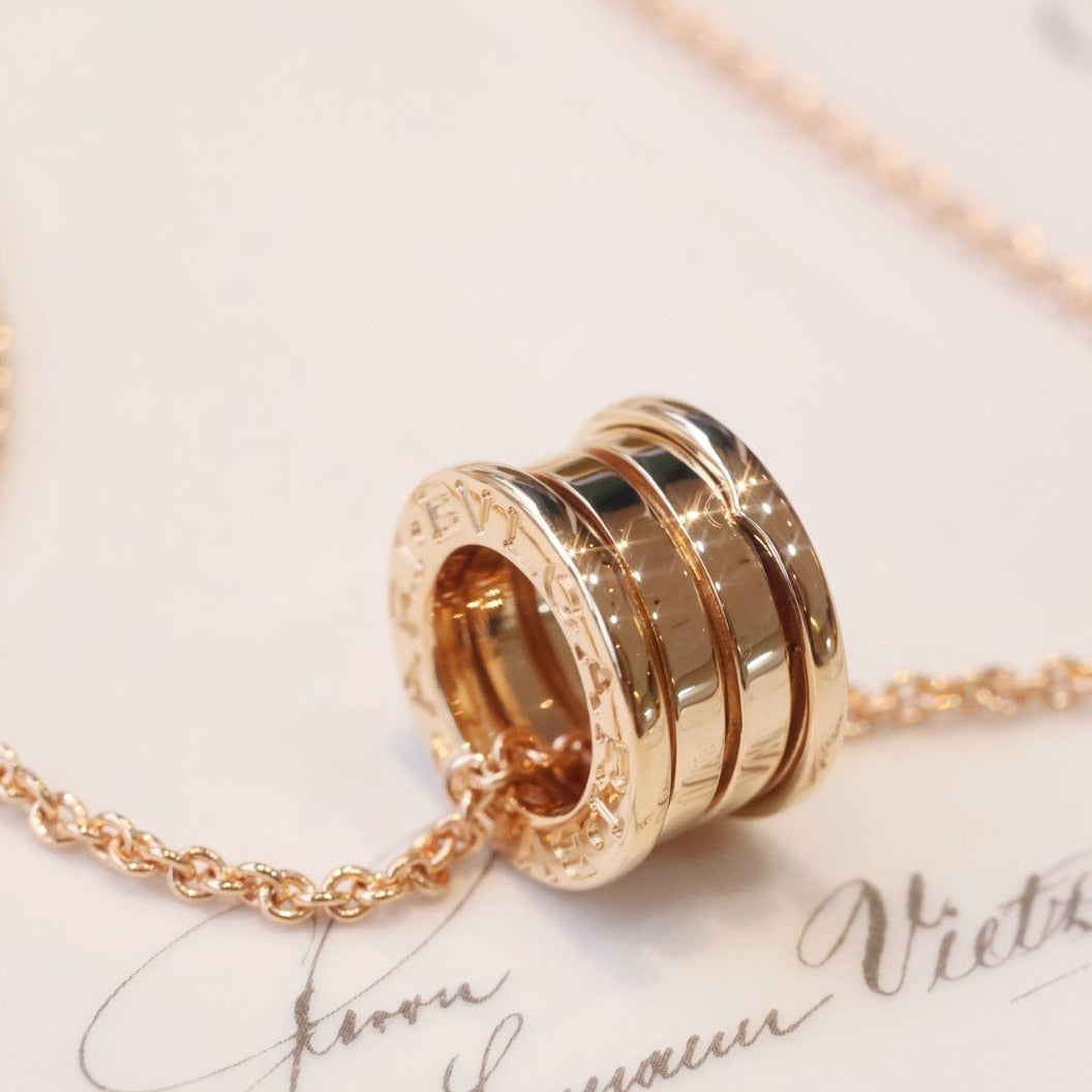 [Glow Jewelry]ZERO 1 PINK GOLD NECKLACE