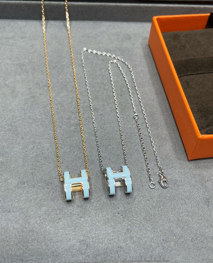 ¡®Glow Jewelry¡¯POP H SKY BLUE NECKLACE