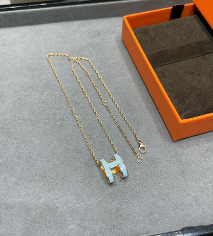 [Glow Jewelry]POP H SKY BLUE NECKLACE