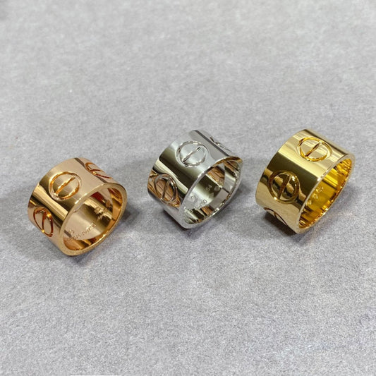 [Glow Jewelry]LOVE 11MM LARGE RING