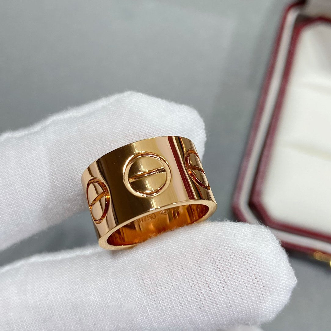 [Glow Jewelry]LOVE 11MM LARGE RING
