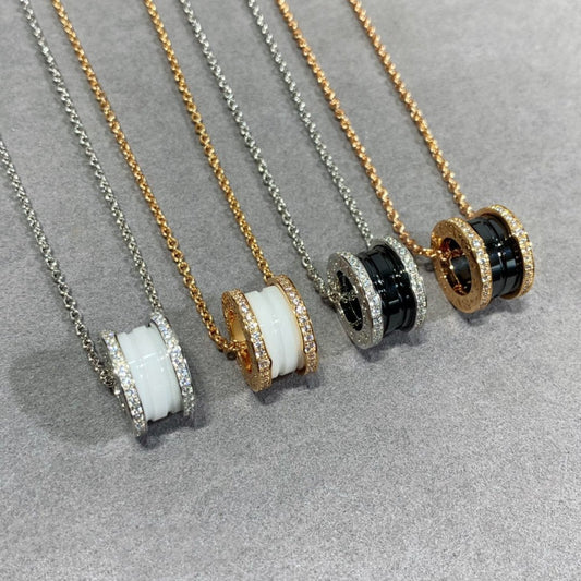 [Glow Jewelry]ZERO 1 DIAMOND CERAMIC NECKLACE