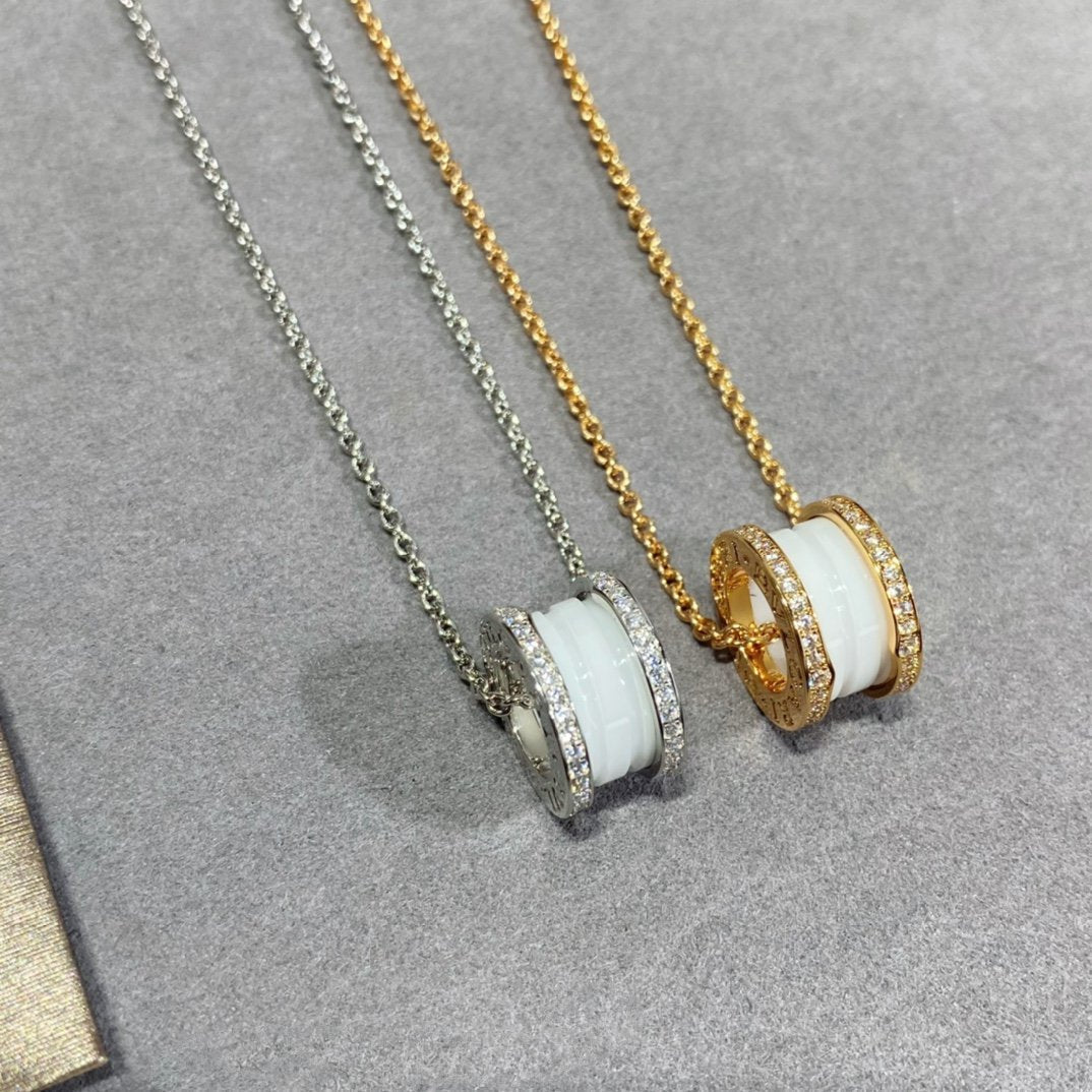 [Glow Jewelry]ZERO 1 DIAMOND CERAMIC NECKLACE